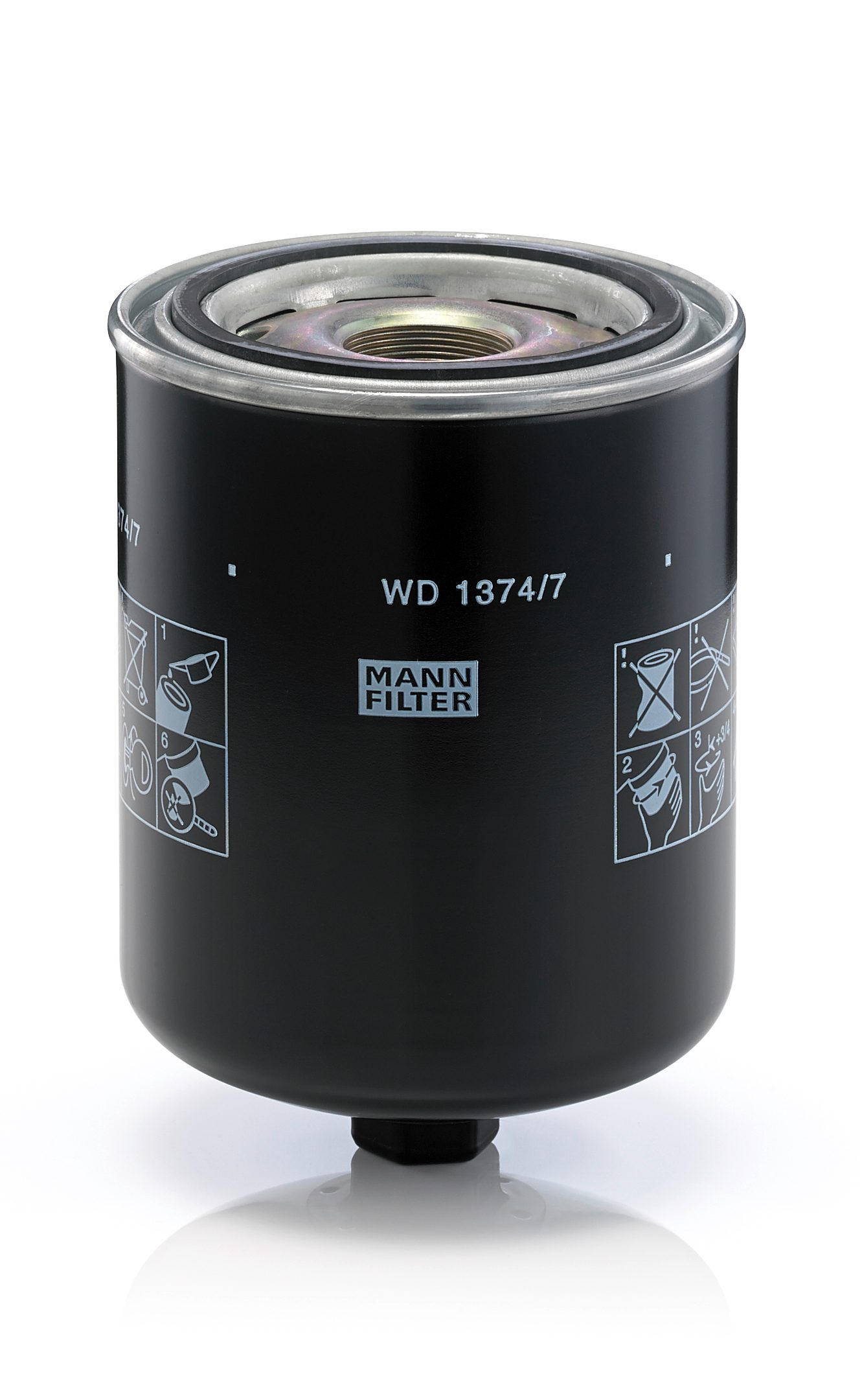 WD 1374/7 - Yağ filtresi -  MANN FILTER